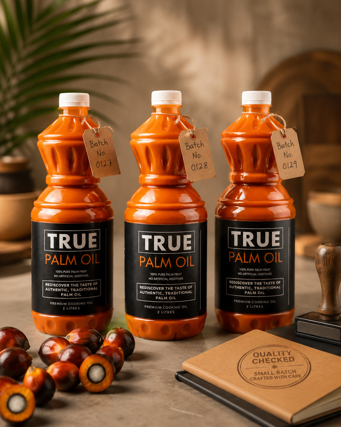 TRUE Palm Oil Box of 6 x 2L Bottles