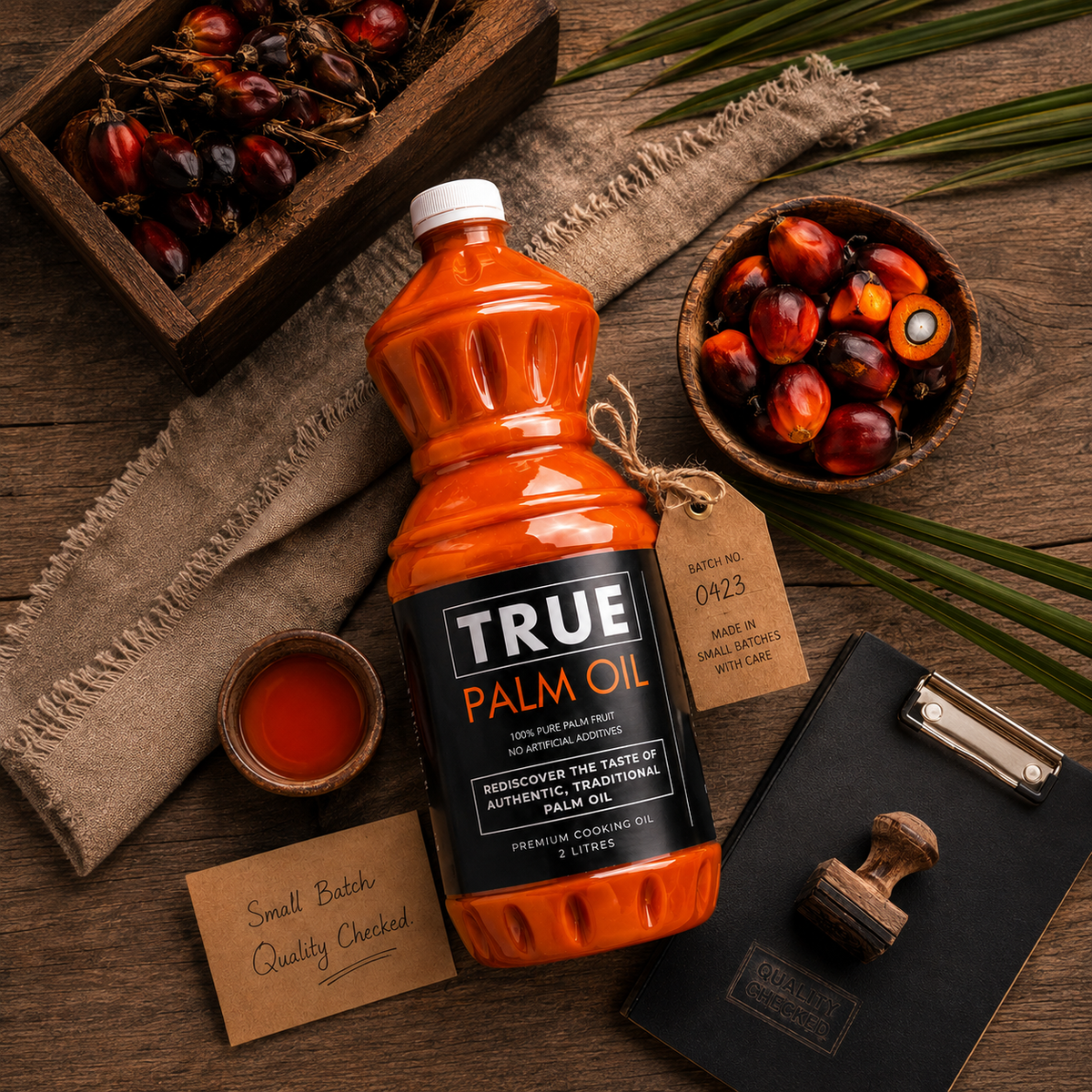 TRUE Palm Oil Box of 6 x 2L Bottles